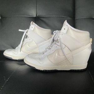 Nike WMNS Dunk Sky Hi White Wedge Trainer